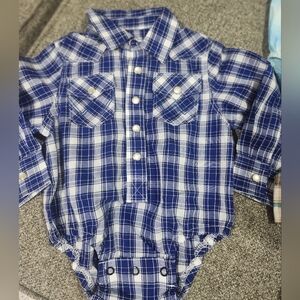 Wrangler & Rafter C Baby Pearl Snap Onesie Bundle